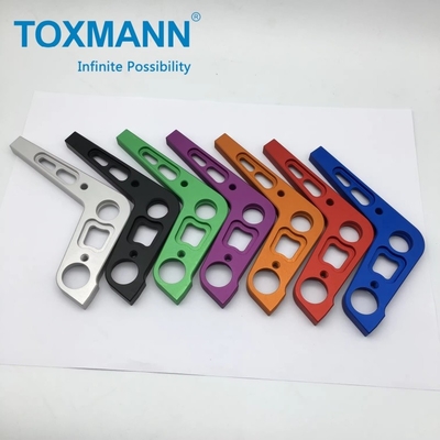 Değiştirme Çarkı Çift Taşıma Kısa Atışlı CNC Döşeme Parçası Alüminyum 6061-T6 Yüksek Hassasiyetli Anodize