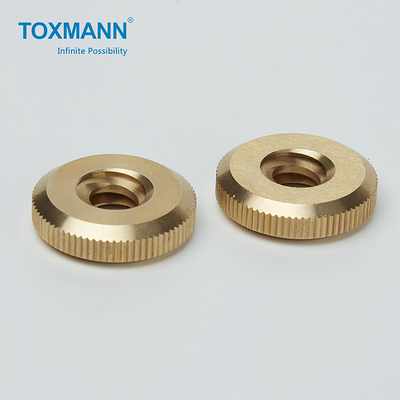 Tolerans 0.01mm Hassas Tornalı Parçalar Bronz Bakır Somun Vida
