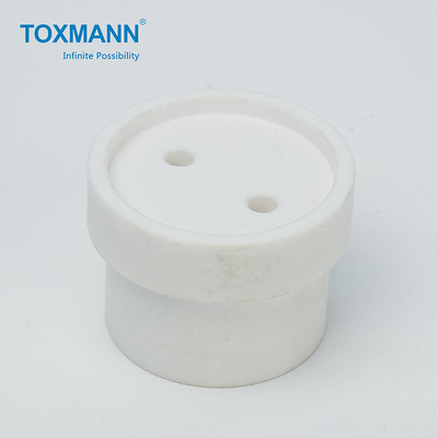 Plastik POM Tornalı CNC Torna İşleme Parçaları Dişleri Çapak Alma Yüzeyi Ekleme
