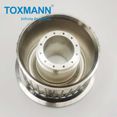 Hızlı CNC işleme parçaları Paslanmaz çelik S136 kod plaka tabanı CNC torna işleme parçaları