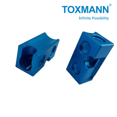 Özel CNC İşleme hassasiyetli mavi anodize Alüminyum paslanmaz çelik Parçalar cnc metal parçalar