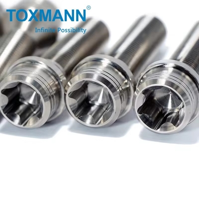 Top Koltuğu Gr.5 Titanyum Alaşım Tekerlek Lug Bolt Fırça Hub Otomobil için