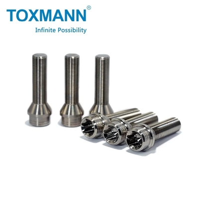 Top Koltuğu Gr.5 Titanyum Alaşım Tekerlek Lug Bolt Fırça Hub Otomobil için