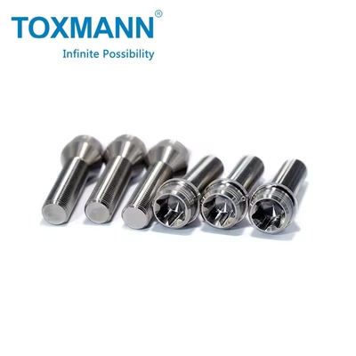 Top Koltuğu Gr.5 Titanyum Alaşım Tekerlek Lug Bolt Fırça Hub Otomobil için