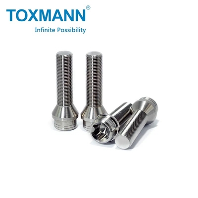 Top Koltuğu Gr.5 Titanyum Alaşım Tekerlek Lug Bolt Fırça Hub Otomobil için