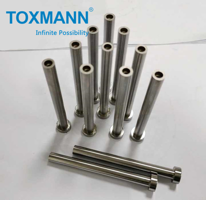 SKD61 Ejektor Pins Düz hassas Ejektor Pres Pins, S45c hassas metal enjeksiyon kalıplama parçası