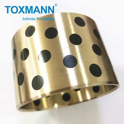 OEM İşlenmiş Özel hassasiyetli Cnc İşleme Metal Parça Grafit Doldurulmuş Bakır Bakır Bushing