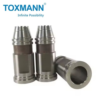 Standart olmayan hassasiyetli donanım şeklindeki yumruk bağlayıcılar için mekanik kaydırma ölçekli parçalar1 parça CNC işleme Cnc dönüşüm