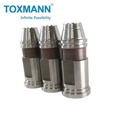 Standart olmayan hassasiyetli donanım şeklindeki yumruk bağlayıcılar için mekanik kaydırma ölçekli parçalar1 parça CNC işleme Cnc dönüşüm